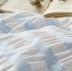 MUJI seersucker bộ bốn mảnh 1,5 bộ đồ giường bằng vải cotton ba bộ bộ đồ giường bằng vải cotton 1.8 - Bộ đồ giường bốn mảnh