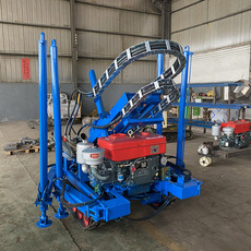 Копер 山地用钻孔机 全液压光伏打桩机一机多用 轻型液压履带小钻机