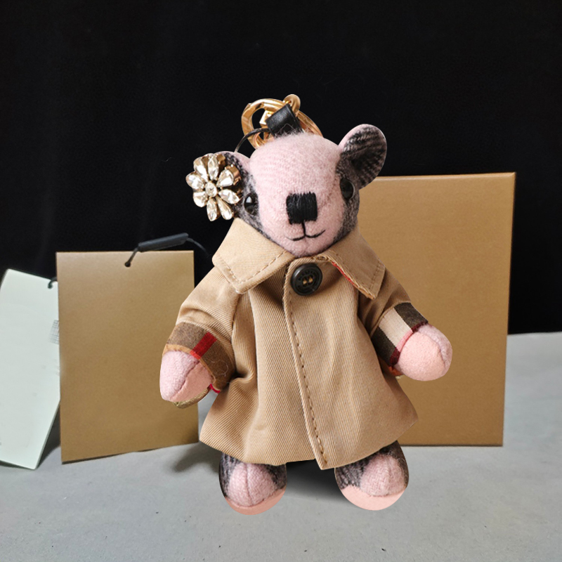 Coat EarringsBear Pendant Bear Bag Pendant Key buckle Hanging decoration originality automobile Key chain lovely personality teddy bear