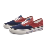 Фургоны аутентичные SF Orange Blue Splicing Letter Print Print Мужская обувь Casual Canvas Shoes vn0a3mu6v7u