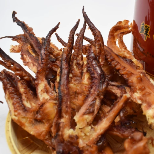 Squid Foot Dandong Seafood Snacks Alid 50G Carbon Roasted Octopus Squid высушен