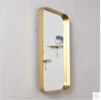 Gương phòng tắm sắt rèn gương treo tường gương hình chữ nhật gương phòng tắm gương phòng tắm gương phòng tắm gương - Gương gương mây