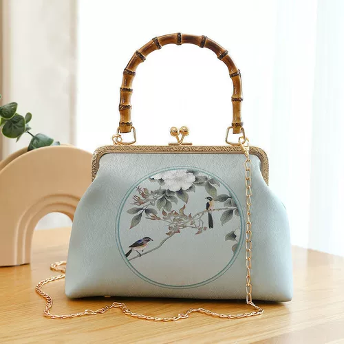 Ципао для матери, сумка через плечо, ретро портативное универсальное ханьфу, китайский стиль, подарок на день рождения