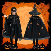 31 halloween Tùy Chỉnh 
            Phong Cách Halloween Trọn Bộ Xuân Thu Mỏng Dễ Thương Cosplay Trẻ Em Trình Diễn Trang Phục Phù Thủy Áo Choàng Bộ 31 halloween