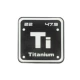 Ti titanium element_ черно -белый