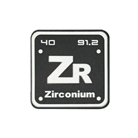 Zr 素 element_ черно -белый
