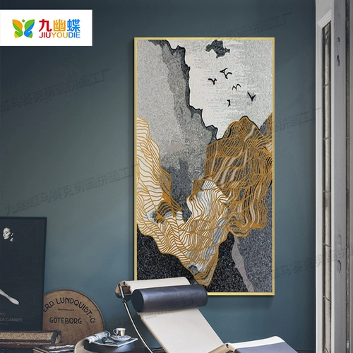 Мозаичная резка головоломка, головоломка, домашняя проход, фоновая стена крыльца, гостиная, ресторан zen будет ландшафтной декоративной живописью