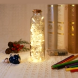 Звездная бутылка бесплатная доставка светодиодная фонарь световой бутылка счастливая звездная стеклянная бутылка для бутылки с творческим бутыл