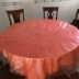 Khăn trải bàn dùng một lần nhà hàng khách sạn bàn ăn tròn hình chữ nhật hộ gia đình dã ngoại màng nhựa dày khăn trải bàn không thấm nước - Các món ăn dùng một lần