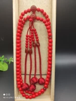 Коралловое украшение-шарик, ожерелье и браслет, четки из круглых бусин из грецкого ореха, транспорт, зеркало заднего вида, 108 бусин