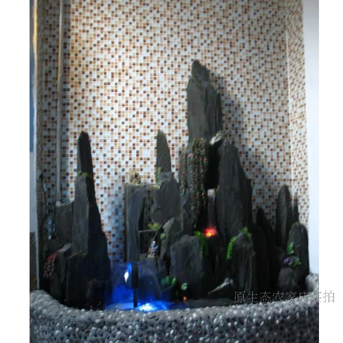 Stygartet Stone Fake Pond Танк ландшафтный ландшафтный камень горная вершина топор расколотый камень голубой дракон Каменный двор Установка пейзаж фен Шуи