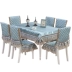 trải bàn vải bọc phù hợp với bàn tròn hình chữ nhật bảng vải ghế bảng tấm vải liệm đơn giản trong gia đình hiện đại - Khăn trải bàn