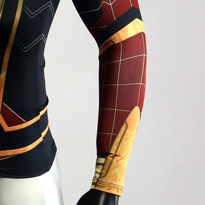 Spiderman Vớ The Avengers 3 Vô Hạn Chiến Tranh Quần Áo Thể Dục Thể Thao Áo Khoác Marvel Dài Tay Áo T-Shirt áo thun unisex Áo phông dài