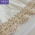 Xuất khẩu đơn giản bông làm bằng tay crochet ren khăn trải bàn tròn khăn trải bàn 1,6 mét vòng màu vàng vết bẩn vi lần