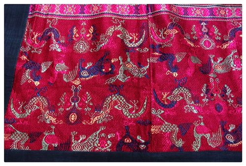 Lu Shuji/Plaving Plaving Owning, красивая вышиваемая вышиваемая пленка Guanxi Maonan Nationality Brocade Carpate C753