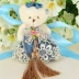 rèm cửa ren Creative khóa dây đai hoa gắn liền với Hàn Quốc dễ thương phim hoạt hình gấu rèm màn rèm Clip màn với hoa - Phụ kiện rèm cửa Phụ kiện rèm cửa