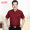 Cha dài tay t-shirt nam mùa hè 40-50 tuổi 60 người trung niên chì giả túi băng lụa cotton ngắn tay áo phần mỏng lỏng