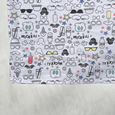 лайкра 38包邮纯棉平纹单面双面毛圈针织小尺寸diy卡通bjd/blythe/棉花/