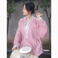 Старинное пальто 有衣汉服明制短衫明初大放量对穿交春夏非古装