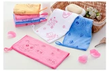 Детское хлопковое полотенце для детского сада, мягкий носовой платок