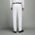Mùa hè người đàn ông da trắng của quần trắng tinh khiết miễn phí hot straight loose kinh doanh bình thường ăn mặc quần quý ông slim phù hợp với quần quần tây nam ống đứng Suit phù hợp