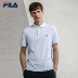 Áo thun ngắn nam Fila Fila 2019 mùa xuân Mới đơn giản đan áo ngắn tay áo sơ mi ngắn tay nam - Áo polo thể thao áo polo tay lỡ Áo polo thể thao