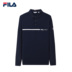 FILA Fila Áo sơ mi nam POLO chính thức 2019 Mùa xuân mới Cao cấp thoải mái áo dài tay golf - Áo polo thể thao áo phông polo nam Áo polo thể thao