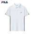 Áo thun ngắn nam Fila Fila 2019 mùa xuân Mới đơn giản đan áo ngắn tay áo sơ mi ngắn tay nam - Áo polo thể thao áo polo tay lỡ Áo polo thể thao