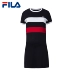 Fila Fila nữ 2018 mùa hè mới ngắn tay thể thao váy cotton | F61W821313F Trang phục thể thao