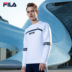 Áo len thể thao nam mùa xuân áo thun cổ tròn Fila Fila | F11M814202F - Thể thao lông cừu / jumper áo khoác hoodie Thể thao lông cừu / jumper