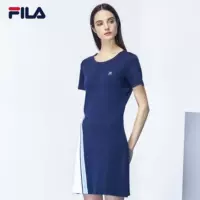 Fila Fila nữ ăn mặc mùa xuân mùa mới đan bông thể thao ăn mặc nữ | 26733211 bộ thể thao nữ đẹp 2020