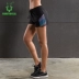 [Giải phóng mặt bằng] quần thể thao đào tạo quần nhanh khô quần tập thể dục yoga quần short quần ống rộng thoáng khí quần phụ nữ - Quần thể thao