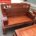 Nội thất gỗ gụ chính hãng Burmese sofa gỗ hồng trái cây lớn gỗ hồng núi sofa hai mặt chạm khắc sofa gỗ gụ 223 - Bộ đồ nội thất ghế sofa Bộ đồ nội thất