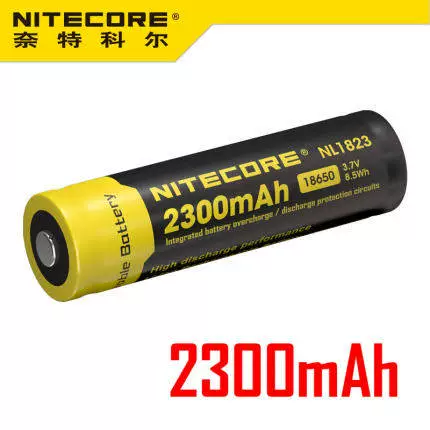 Nitcore Sond Light Flashlight Protective Board Зарядка лития аккумулятор 2600 3400 2300 650