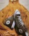 Nhật Bản Converse CHUYỂN ĐỔI TẤT CẢ SAO 100 LEOPARDFUR Leopard Print Canvas