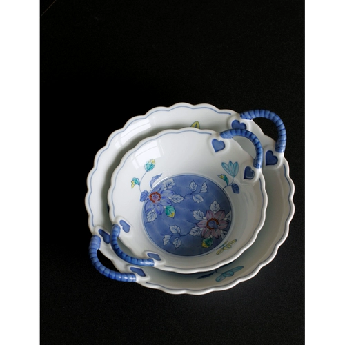 Японский оригинальный импортный сине-белый браслет, маленький горшок
