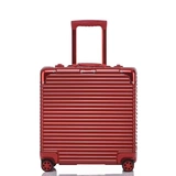 Элитный универсальный металлический чемодан, алюминиевый кейс, 18 дюймов