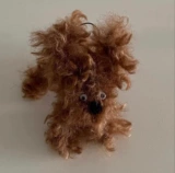 Помощь!Эта жареная собака для волос слишком милая ~ уродливая милая мультипликационная плюшевая сумка для брелок подвески для подвески