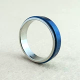 Кольцо из нержавеющей стали, синяя подвеска подходит для мужчин и женщин, на указательный палец