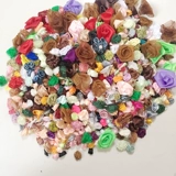 Лента с розой в составе с бантиком, аксессуары ручной работы, аксессуар для волос, DIY