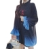 Retro Trung Quốc phong cách cô gái phù hợp với thêu váy trumpet tay áo chống nắng quần áo hai mảnh ulzzang mùa hè mới