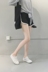 Hồng Kông hương vị retro chic mùa hè 2018 mới của Hàn Quốc phiên bản của quần short nhỏ quần cạnh màu thể thao giản dị quần short phụ nữ shop thời trang nữ Quần short