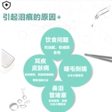 Петологические со слезами на собачьих соревнованиях, чем пандах, чтобы удалить слезоточивые знаки, чтобы устранить ярко -белые слезоточивые железы, раствор питания для питомца по красоте