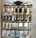 Phụ kiện điện thoại di động móc trưng bày đứng hàng hóa vớ kệ kệ tường trang sức nhỏ cửa hàng kệ trưng bày treo tường