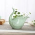 Bình hoa thiên nga chậu gốm thủy canh - Vase / Bồn hoa & Kệ chau nhua trong cay Vase / Bồn hoa & Kệ