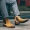 Giày cao cổ nam Chelsea boots retro Martin giày cao cổ phong cách Anh giày cao cổ phong cách thủy triều ủng cưỡi ngựa một bàn đạp giày nam cộng với nhung - Swiss Army Knife