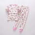 Quần áo trẻ em tại nhà bộ đồ lót mùa thu quần dài áo len cotton quần cotton - Quần áo lót thời trang trẻ em hàn quốc Quần áo lót