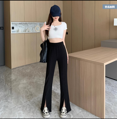 taobao agent Megaphone, summer white jeans, high waist, plus size, fitted