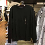 Tommy hilfiger, кашемировый красный лонгслив с круглым воротником, однотонный свитер, подходит для весны и осени