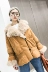 Áo khoác da nữ mùa đông 2018 mới sang trọng phiên bản Hàn Quốc của phong cách Hong Kong áo khoác da cừu lỏng